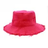 여자 고급 브랜드 와이드 브림 모자 여름 디자이너 르 밥 artichaut 버킷 모자 솔리드 메탈 레터 모자