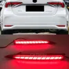 2st för Toyota Corolla Altis 2019 2020 2021 2022 LED bakre dimlampa stötfångare ljusbromsljus dynamisk turn signalreflektor