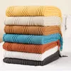 Blankets Soft Knit Blanket Nordic Waffle Plaid Sofa Throw Office Travel Tapestry Bedspread Bed Cover Home Textile SuppliesBlankets