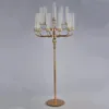 Bougeoirs Pcs/Lot candélabres Table de mariage pièce maîtresse candélabre de luxe en métal pour la décoration de la maisonbougie
