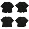 Vêtements Ensembles d'école japonaise à manches courtes à manches courtes noires Suit T-shirt sapporo revers kanto kansai nagoya jk uniformes de base hauts