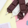 artigos de papelaria do chocolate