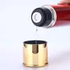 750 ml Flat Cover Projectile Bullet Tumblers roestvrijstalen waterfles koffie mok thermos vacu￼m ge￯soleerde dubbele wand houdt vloeistof warm of koud militair ge￯nspireerd