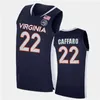 Xflsp 2022 College Custom UVA Virginia Cousu College Basketball Jersey 24 Lgor Milicic Jr. 5 Jayden Nixon 11 Malachi Poindexter 41 Wally Walker 44