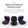 S6 PLUS TWS Bluetooth 5.1 EARPHONES Trådlösa hörlurar Sport Vattentät LED -färgskärm Digital Display för iPhone Xiaomi Huawei