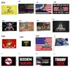 Dhl Don't Tup on Me Snake 90x150 Trump Flag 3x5 stóp 2024 USA Flagi wyborów prezydenckich Banery ogrodowe