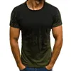 Мужские футболки повседневные мужские футболки с коротким рукавом персонализированные о-образные тройники Летние рубашки камуфляж высокого качества мужская женщина