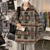 Мужские куртки Весна Шерстяное пальто для мужчин Мода Тенденции Африканская Печатная Одежда Мужской Плюс Размер Костюм Одиночная повсеместная уличная улица