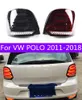 Bilstyling baklampan för VW Polo 2011-20 18 Sakljus Benz Typ LED-lampan Dynamisk svängsignal Reversing Lights