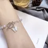 Bracelet Bracelet Corea Fairy Butterfly Pendation Gearl Gelang Tangan Perempuan для женщины ретро -ретро -подруга Студент Подарок