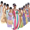 2022 Summer Women Designer Robes de mode Vêtements de robe de bal de mode One Piece Set High Quality Elegant Luxury Fashion Lettre imprimé Street Wear K195