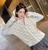 22SS Nowe wysokiej jakości damskie swobodne swetry Sweter Sweater