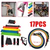 17Piece VIP Drop 17pcs Pull Rope Fitness Exercises Resistance Band Set Training Yoga Band Gym Fitness Equipment Muslce 201109