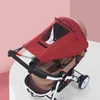 Kinderwagenteile Zubehör High-View Zwei-Wege-Baby-Markise Schattierung Anti-Ultraviolett-Sonnenschutz Anti-Regen-Baldachin UniversalStroller