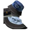 Дизайнерская ковбойская шляпа-ведро 2022 Новые мужские и женские джинсовые шляпы с защитой от солнца Шапка-бини с капюшоном Бейсбольная кепка Snapbacks Открытая рыбалка5730138