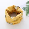 Baby Cotton Scarf Childrens Fashion Autumn Winter Boys Girls Collar Neckerchief Butterfly O-ring Runda halsdukar DHL gratis Y03