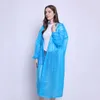 أزياء Peva Women Man Rainaat سميكة مقاومة للماء المعطف معطف البالغين البالغين واضحة التخييم هوديي بدلة Rainwear 220718