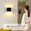 Wandlamp batterijlicht met bewegingssensor binnen LED -schakelaar 5 W USB oplaadbaar voor slaapkamer woonkamerwand