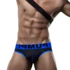 Sous-vêtements sexy Hommes Briefs Cotton Man's Underpants Gay Men's Underwear Brief Pénis Respirant Bikini U Convex Cuecas Masculinas G220419