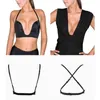 Summer Underwear for Women Lift Up Sexy Bralette Low-cut Open Back Bra PushUp Unlined tube top Lingerie Gift bra extender hook T220726