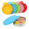 Herbruikbare 3 in 1 Pet Food Can Silicone Cover Dogs Cats Storage Tin Cap Deksel Seal Covers Geschikt voor 8.5cm / 7.5cm / 6,5 cm