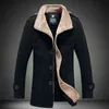 2022 nova jaqueta de lã de inverno slim fit s homens casuais lowas quente e tamanho de ervilha m-5xl gota de frete l220726