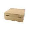 Dernier Portable Fumer Naturel Bambou En Bois Herbe Sèche Tabac Broyeur Pots De Stockage Verrouillage Conteneur En Verre Stash Case Plateau Preroll Roulant Porte-Cigarette Boîte DHL