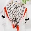 New Spring Women Scarf Qualidade Shawl Seda Moda Lenço de Lédea Praia Solar Saco Saco Lédea Cachecol 90cm * 90cm