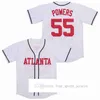 55 Maillot de baseball Kenny Powers Eastbound and Down Mexican Charros Movie
