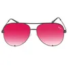 Óculos de sol cais mulheres marca designer piloto feminino vintage alta chave óculos senhoras gradiente for8400996