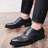 Studded Rivet Spike High Tops Loafers Men Causal Flats Prom Party Shoes Moccasins Ins Sports Walking Sneakers Zapatos Hombre Da52