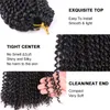 Wholesale Passion Twist Pre-looped Braiding Hair 18" Synthetic Crochet Braid Hair 22 inch Water Wave Passion Pre Twisted Hair