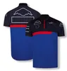 F1 racing team uniform 2022 racing polo shirt mens lapel T-shirt summer team uniform plus size can be customized