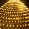 New Christmas Decoration LED Net Mesh Lights Waterproof Ceiling Wall Hanging Fariy String Decorative Lighting For Outdoor Indoor8558402