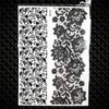 NXY Temporary Tattoo 1pc Large Henna Stickers for Wedding Gbj206 Black Ink Lace Paste Women Party Brides Flower 21x15cm 0330