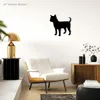 تشيهواهوا تولد الكلب الجدار المعدني علامة | الكلب صورة ظلية جدار ديكور | ديكور داخلي