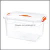 Förvaringslådor BINS HEMorganisation Housekee Garden LL Plastic Box Clear Storage DHI9C