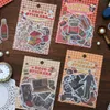 Confezione regalo 40 pezzi adesivi vintage materiale per scrapbooking etichetta adesiva personalizzata diario forniture artigianali per bambini collage