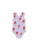 Summer BC Brand Kids 1 Piece Swimwear Sets Girls Boys Cute Flower Print Beach Swimsuits for Toddler Baby Child 220509