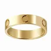 Mode amour vis hommes anneau classique luxe designer Femme Anneaux Titane acier Amant Couple Anneau Bijoux 4 5 6mm