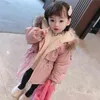 Baby Girl Coat Winter Warm Pez Coat New Girl Girl Cotton Casal Casado Moda Baby Menina Casa de roupas de bebê J220718