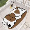 Carpets Cartoon toilet bathroomnon slip mat waterproof hollow bathroom shower mat household anti falling floor mats cut
