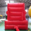 Entrega Atividades ao ar livre 2 5x3mH Trono Inflável Vermelho Gigante Cadeira para Crianças Carnaval Festa de Aniversário Air Bouncy Chairs Port300l