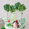 Andra festliga festförsörjningar Hedgehog Animals Cake Topper Födelsedagskakor Bakning Jungle Safari Happy Deced Baby Shower Dessert Decorati