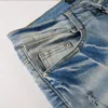 2022 Jeans da uomo firmati da uomo di nuova moda di alta qualità Pantaloni di jeans strappati Pantaloni di lusso con cerniera afflitta Hip Hop per uomo $ 799