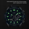 Top luksusowe zegarki NaviForce dla mężczyzn Sport Sport Chronograph Kwarcowy Kwarc zegarek Mężczyzna Wojskowy Pasek Wodoodporny zegar 220530