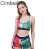 Women Brand Swimwear Two Pieces Set Designer Slim Sexy Swimsuit Beachwear Summer Bikini Suits Printed Splicing Letter Swimsuits