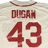 #43 Jimmy Dugan Jersey Dottie Hinson Rockford brzucha ligą własnej koszulki