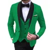 Clássico Borgonha Casamento Smoking Ternos Dos Homens Personalizado Desgaste Do Noivo Slim Fit Três Peças Jaqueta Colete Calças Masculino Blazer Negócio Prom Festa Jantar