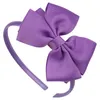 Children's Bow Headband 4inch Baby Girls Hair Accessories Rib Webbing Luxury Polychromatic Hairband Wholesale 1 28mn E3